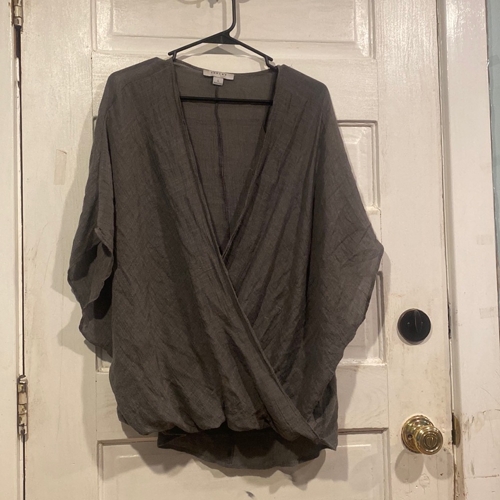 this is a grey cover up from Favlux Fashion in the L size